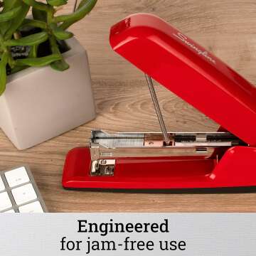 Swingline 747 Stapler - 30 Sheets, Jam-Free, Rio Red