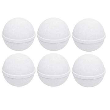 Bath Bombs with Epsom Salt, Peppermint and Baking Soda - Scientifically Formulated for Muscle Recovery - All Natural Fast Relief from Muscle Soreness After Workouts - Handmade in USA - 6 Pack/Set