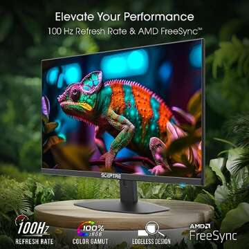 Sceptre 27-Inch Gaming Monitor - 100Hz, 1ms, FreeSync & Built-in Speakers