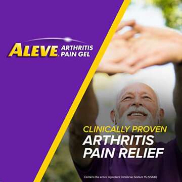 Aleve Arthritis Gel, Diclofenac Sodium Gel 1% (NSAID) for Topical Arthritis Pain Relief Tube, 1.76 Oz