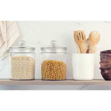 KooK Glass Kitchen Jars Set
