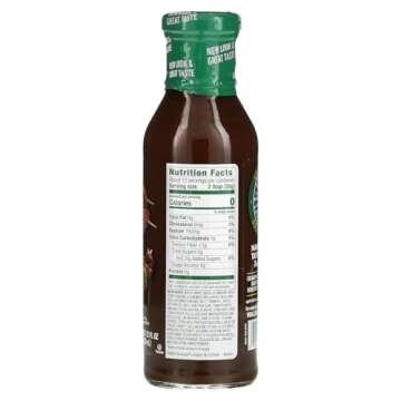 Walden Farms Honey BBQ Sauce 12 oz. Bottle - Sweet and Tangy, Vegan, Kosher and Keto Friendly, 0g Net Carbs - Gourmet Barbecue Marinade and Dipping for Meat, Ribs, Pork, Chicken, Steak and More