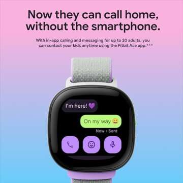 Fitbit Ace LTE Kids Smartwatch with GPS and Games