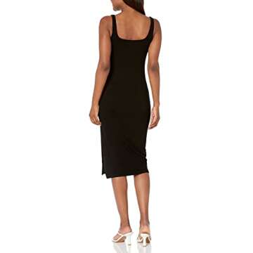 Velvet by Graham & Spencer Women's Ashanti Midi Dress, Black, Small