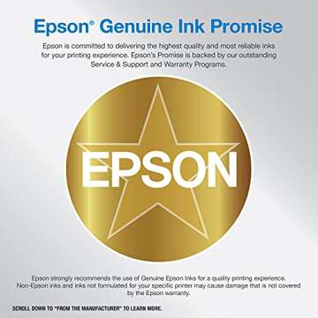 Epson EcoTank ET-2850 Wireless Color All-in-One Cartridge-Free Supertank Printer with Scan, Copy and Auto 2-Sided Printing. Full 1-Year Limited Warranty - Black (Renewed Premium)