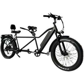 Effortless Riding with Two Person Electric Tandem Bike, Fat Tire Electric Tandem Bike for Sale