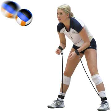 BFVV Volleyball Training Equipment Passing Aid Resistance Band for Practicing Serving, Arm Swing Passing, Agility Training