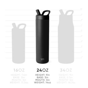 Simple Modern Insulated Water Bottle - Forest 24oz