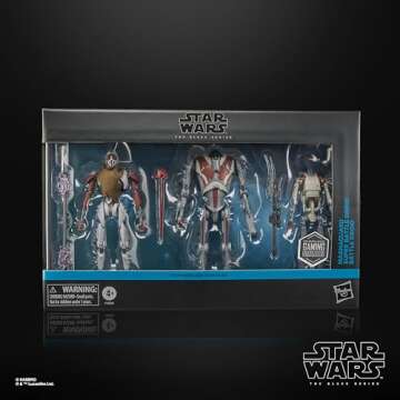 STAR WARS The Black Series MagnaGuard, Super Battle Droid, Battle Droid Jedi: Survivor Collectible 6 Inch Action Figure 3-Pack (Amazon Exclusive)