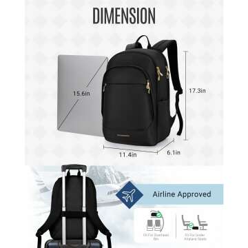 LIGHT FLIGHT Anti-Theft Women's Travel Backpack