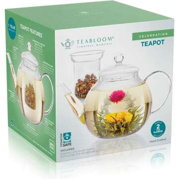 Teabloom Glass Teapot Set