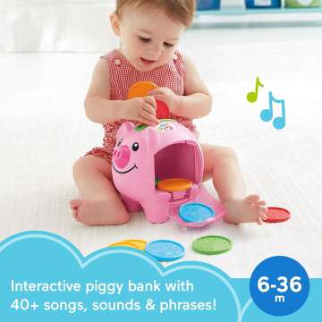 Fisher-Price Smart Stages Piggy Bank for Babies