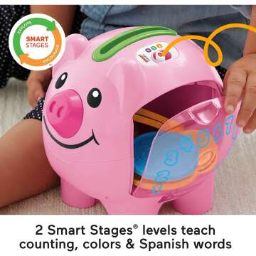 Fisher-Price Smart Stages Piggy Bank for Babies