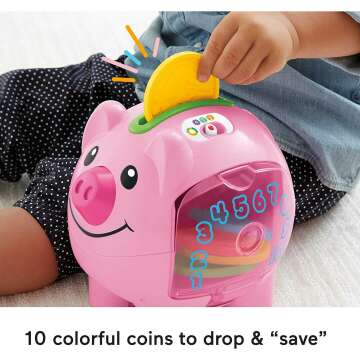 Fisher-Price Smart Stages Piggy Bank for Babies