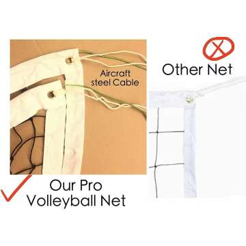 Heavy Duty Volleyball Net