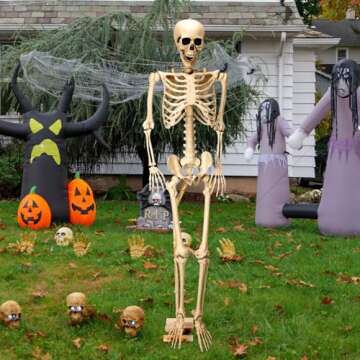 Briwooody Skeleton Stand for Halloween Decor