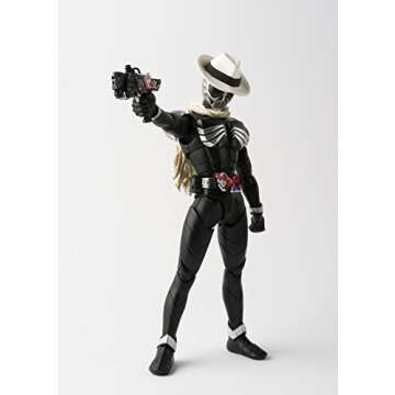 TAMASHII NATIONS Bandai S.H.Figuarts Shinkocchou Seihou Skull Kamen Rider W & Decade: Movie War 2010" Action Figure