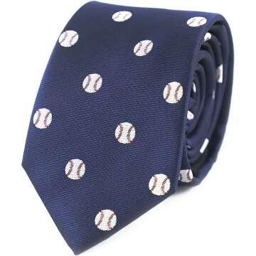 Baseball Necktie With Box