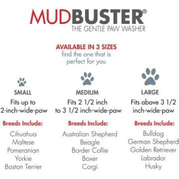 Dexas MudBuster Large Paw Cleaner