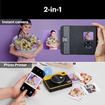 KODAK Mini Shot 3 Retro Camera & Printer Bundle