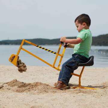 Big Dig Sandbox Digger for Kids - Fun Outdoor Toy