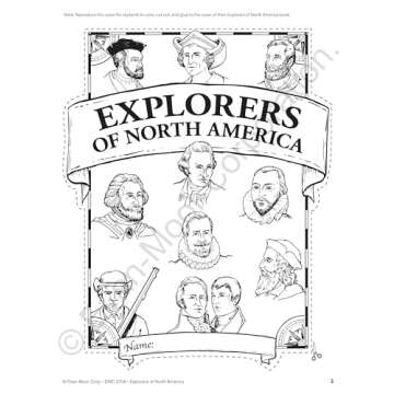 History Pockets: Explorers of North America, Grades 4-6+