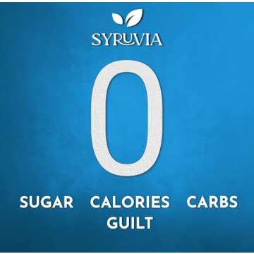 Syruvia Sugar-Free S'mores Coffee Syrup 25.4 fl oz