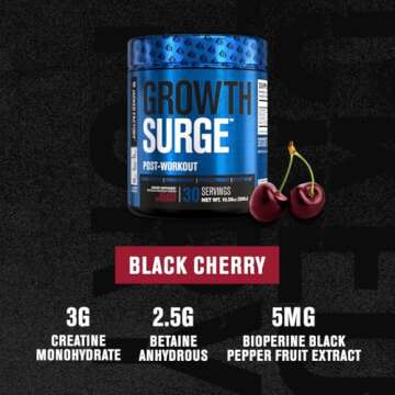 Growth Surge Creatine with L-Carnitine Supplement