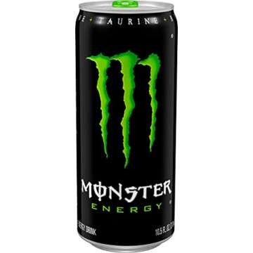 Monster Energy Drink, Green Original, 10.5 Fl Oz (Pack of 12)