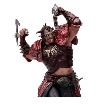 McFarlane Toys - Diablo IV Rend Barbarian and Blood Necromancer 2pk Gold Label 1:12 Scale Posed Figures, Gold Label, Amazon Exclusive