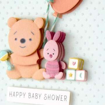 Disney Winnie the Pooh Baby Shower Card for New Parents