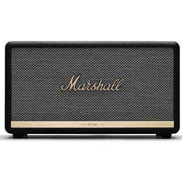 Marshall Stanmore II Wireless Bluetooth Speaker - Black (Renewed)