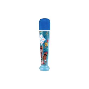 eKids Moana 2 Karaoke Microphone: Bluetooth, Music & Light Show for Kids