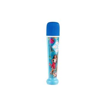 eKids Moana Karaoke Microphone with Music & Light Show