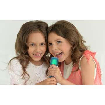 eKids Moana Karaoke Microphone with Music & Light Show