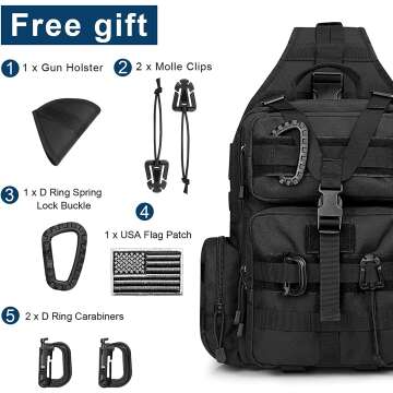 Tactical EDC Sling Bag Backpack
