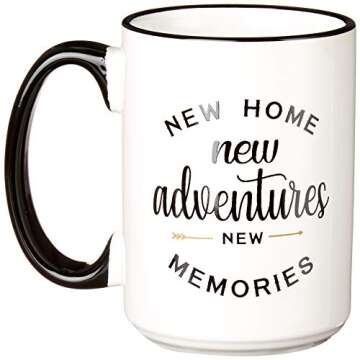 Housewarming Gifts For New Home – Unique First Time House Owner Gift Ideas for Men and Women – House Warming Decoration Gifts for Him, Her, Couple – 15 oz Coffee Mug Tea Cup White