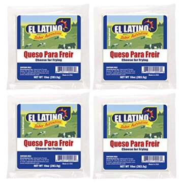 El Latino Queso de Freir, 10 oz each (pack of 4) Total 2.5 lb