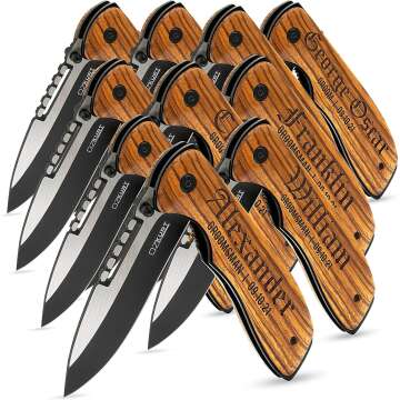 Personalized Pocket Knives Set