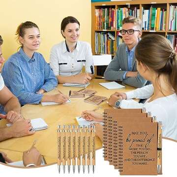 Employee Appreciation Gifts Set with Notebooks & Pens