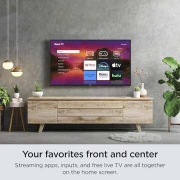 Roku 40-Inch Smart TV with Voice Remote & HD