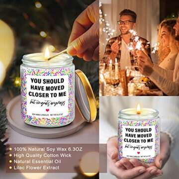 Lavender Candles & Funny Decor for Housewarming Gifts