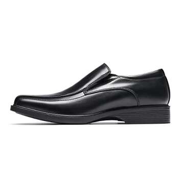 Bruno Marc Mens Leather Lined Dress Loafers Shoes, 5-Black - 10.5 (Cambridge-05)