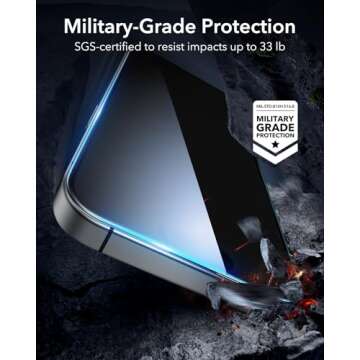 ESR Privacy Screen Protector for iPhone 16 Pro