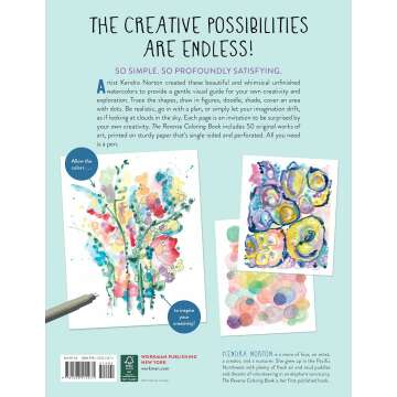 The Reverse Coloring Book for Creative Minds