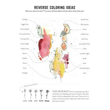 The Reverse Coloring Book for Creative Minds