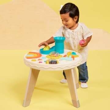 B. toys- B. play- Colorful & Sensory Station- Developmental Musical Learning Toy for Babies- 7 activites- Lights and Sounds Play Table- 6 Months +