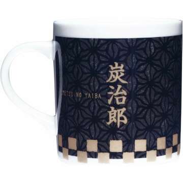 Demon Slayer 073111 Tanjiro Kamado Mug, Monochrome