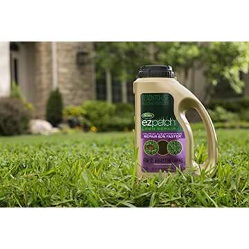 Scotts EZ Patch Lawn Repair For St. Augustine Lawns, Ready-to-use Mulch and Fertilizer, Repairs St. Augustinegrass, Covers up to 85 sq. ft., 3.75 lbs.