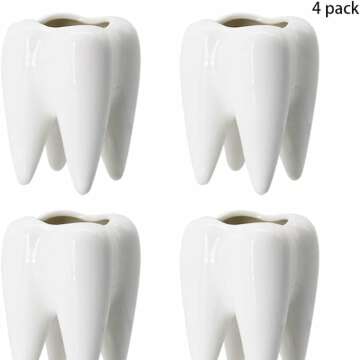 Unique Teeth Pots